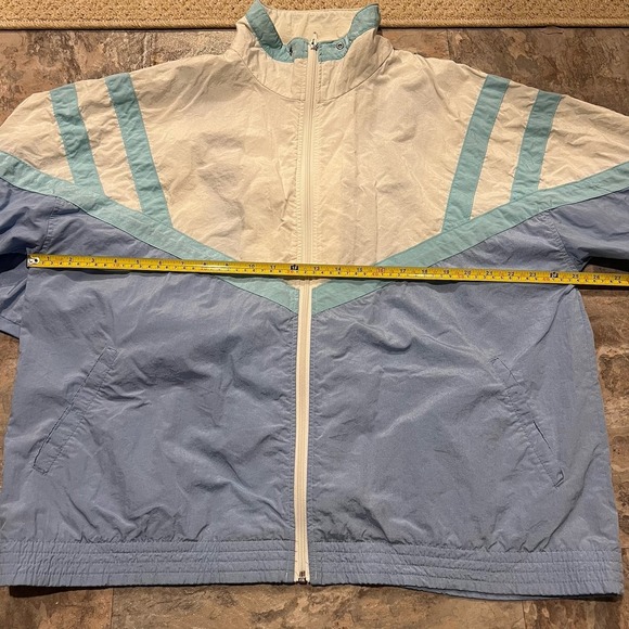 Norm Thompson | Vintage Color Block Wind Breaker-Work Out Jacket | Size M - Picture 7 of 9